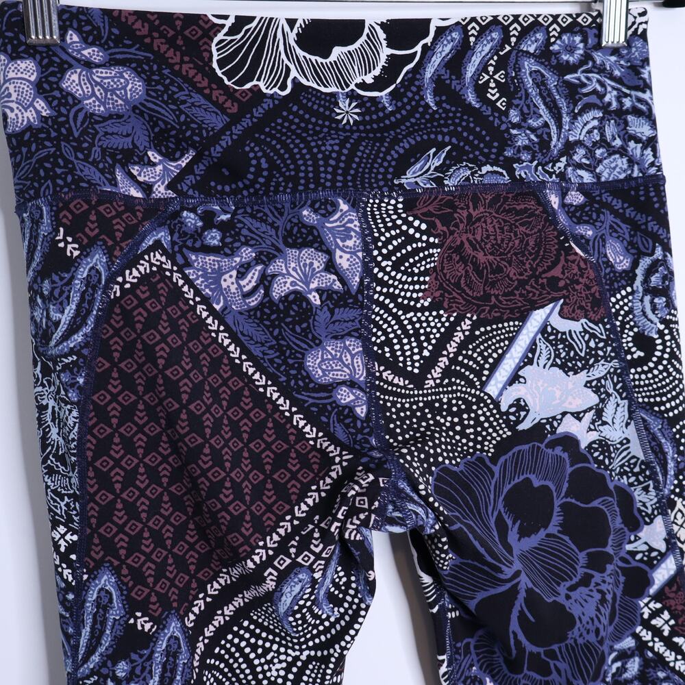 Athleta Patchwork Salutations 7/8 Legging Blue Mu… - image 6